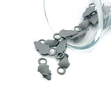 3D mouse Halloween charm – 10x20mm – small gray mouse charm for spooky or whimsical Halloween jewelry and crafts