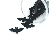 hanging bat Halloween charm – 27x13mm – upside-down bat charm for spooky jewelry and Halloween crafts