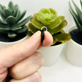 Hanging Bat Halloween Charms, 27x13mm