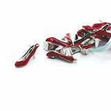 Red Ruby Heels Charms, 22x10mm