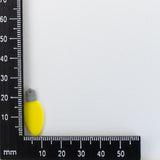 Yellow Christmas Light Charm, 10x25mm