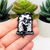 Hecate with Ram Skull Halloween Charms, 43.5x27.5mm