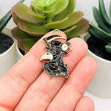 Black Enamel Plague Doctor Charms, 31x20mm