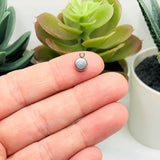 201 Stainless Steel, Blue Sapphire September Birthstone Rhinestone Charms, 8x6mm