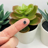 201 Stainless Steel, Dark Purple Amethyst February Birthstone Rhinestone Charms, 8x6mm