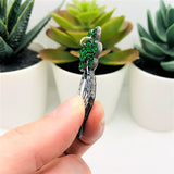 Punk St. Patrick's Day Skeleton Hand Clover Charms, 48x22.5mm