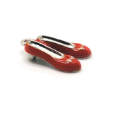 Red Ruby Slipper Wizard of Oz 3D Charms, 19x14mm