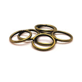 12mm, 17g, Bronze Plated Open Jump Rings