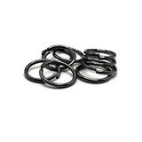 12mm, 17g, Gunmetal Open Jump Rings