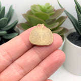 Orange and Yellow Enamel Jack O Lantern Pumpkin Charms, 20x20mm