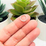 10mm Antique Silver Closed Jump Ring Connector Charms