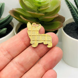 Enamel Corgi Pet Dog Charms, 23x23mm