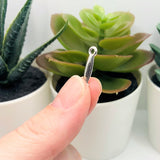 Silver Decorative Bar Connectors, 18x3.5mm