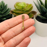 Bronze Arrow Charms, 29x5mm
