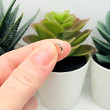 8mm, 18g Antique Silver Open Jump Rings