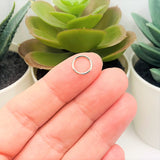 9mm, 17g, Antique Silver Open Jump Rings