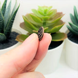 Antique Copper Flower Connector Charms, 11mm, 11x11mm