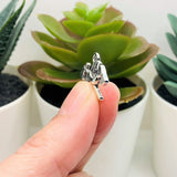 Antique Silver Fireman Axe Charms, 15x20mm