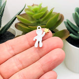 Standing Astronaut with Star Charms, 21x16mm