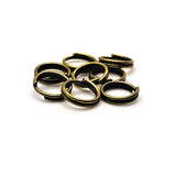 6mm, 21g, Bronze Split Double Jump Rings