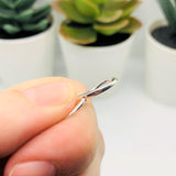 Silver Infinity Connector Charms, 23x8mm