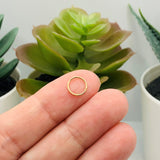 8mm, 20g, KC Gold Open Jump Rings