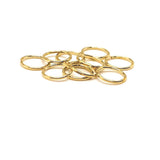 8mm, 20g, KC Gold Open Jump Rings