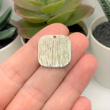 Silver Dreaming of the Sea Charms, 19x19mm