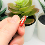 Red Ruby Slipper Wizard of Oz 3D Charms, 19x14mm