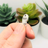 Silver Partners In Crime Heart BFF Charms