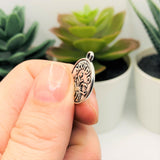 Silver Scorpio Zodiac/Astrology Coin Charms, 17x20mm