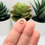 6mm, 21g, Bronze Split Double Jump Rings