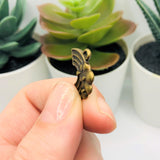 Bronze Rainbow with Cloud Charms, 12x19mm