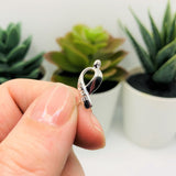 Silver Hope Awareness Ribbon Charms, 19x7.5mm