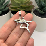 Silver Shark Charms
