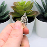 Silver Circle Tree of Life Pendant Charms