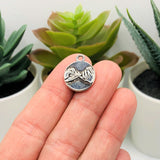 Silver Pinkie Promise Charms, 17x14mm