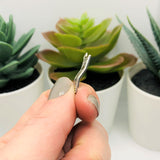 Silver Dollar Bill Money Charm, 21x13mm