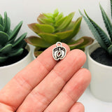 Silver Baby Feet Charms, 14x10mm