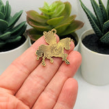 Blue and White Enamel Pegasus Charms, 33x31mm