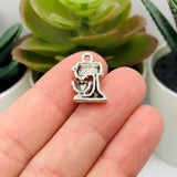 Silver Mixer Baking Charms, 16x11mm