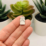 Silver Crayon Box 3D Charms, 17x9mm