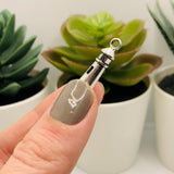 Silver Lighthouse 3D Nautical Charms, 25x8mm