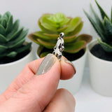 Small Silver Octopus Charms, 20x10mm