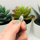 Silver Pinkie Promise Charms, 17x14mm