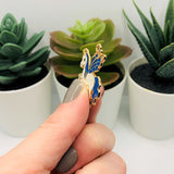 Blue and White Enamel Pegasus Charms, 33x31mm