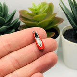 Red Ruby Heels Charms, 22x10mm