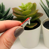 Red Ruby Heels Charms, 22x10mm