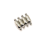 Magnetic Silver Bullet Jewelry Clasps, 17x5mm