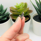 Silver Dog Person Pet Charms, 18x13mm